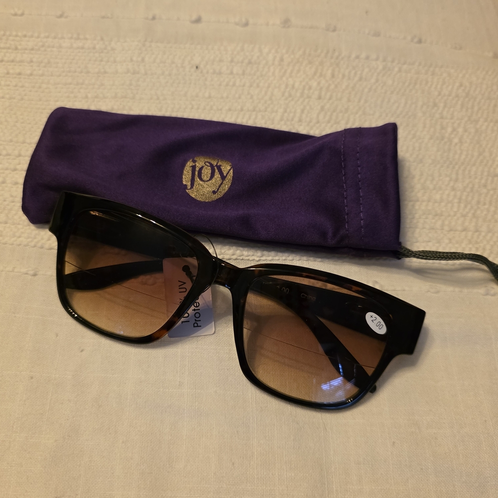 Joy Mangano Sunglasses with Purple Case